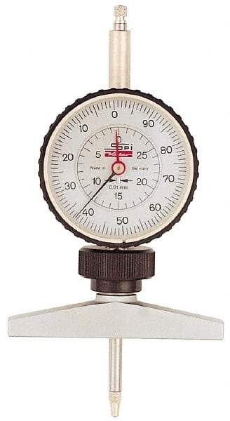 SPI - Dial Depth Gages Maximum Measurement (Inch): 7 Maximum Measurement (Decimal Inch): 7.0000 - Industrial Tool & Supply