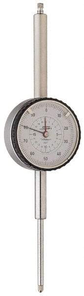 SPI - 0-100 Dial Reading, 0.001" Graduation Dial Drop Indicator - 2-1/4" Dial - Industrial Tool & Supply
