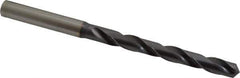 OSG - 9/32" 130° Powdered Metal Jobber Drill - V Finish, Right Hand Cut, Spiral Flute, Straight Shank, 113mm OAL, Standard Point - Industrial Tool & Supply