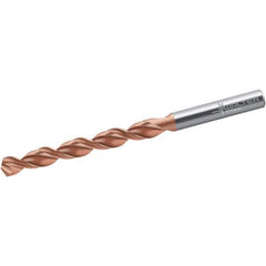 Walter-Titex - 15.1mm 130° Cobalt Jobber Drill - AlCrN Finish, Right Hand Cut, Parabolic Flute, Straight Shank, 178mm OAL, UFL Point - Industrial Tool & Supply