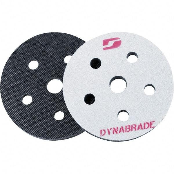 Dynabrade - 6" Diam, Round, Hook & Loop Face, Interface Backing Pad - Random Orbital Sander Compatible, Hook & Loop Back, Vacuum Pad - Industrial Tool & Supply