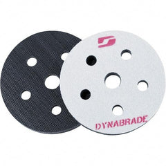 Dynabrade - 6" Diam, Round, Hook & Loop Face, Interface Backing Pad - Random Orbital Sander Compatible, Hook & Loop Back, Vacuum Pad - Industrial Tool & Supply