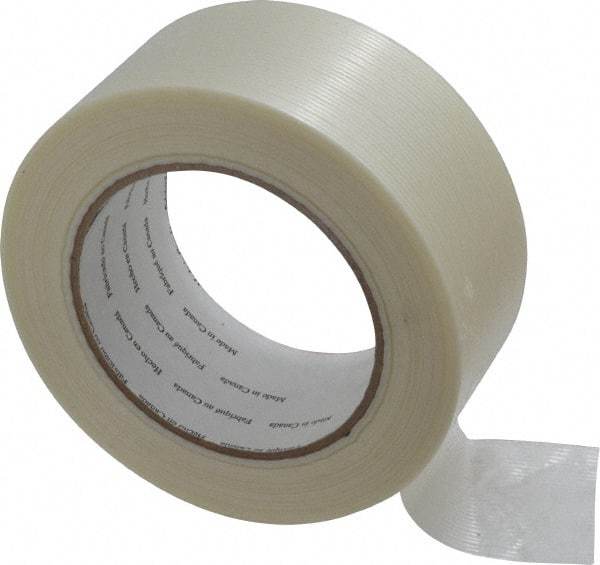 3M - 2" x 60 Yd Clear Rubber Adhesive Packaging Tape - Polypropylene Film Backing, 4 mil Thick, 100 Lb Tensile Strength, Series 8934 - Industrial Tool & Supply