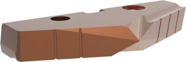 Allied Machine and Engineering - 61.5mm Diam x 5/16" Thick, Seat Code 4, 132° Included Angle Spade Drill Insert - AM200 Coated, Cobalt, Grade Super Cobalt, Series GEN2 T-A - Industrial Tool & Supply