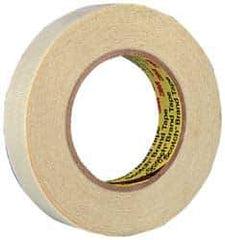 3M - 60 Yd Long x 12" Wide, Series 361, White Silicone Glass Cloth Tape - 7.5 mil Thick, 182 Lb/In Tensile Strength - Industrial Tool & Supply