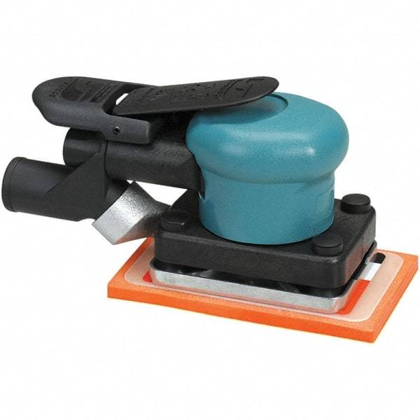 Dynabrade - 13 CFM Air Consumption, Palm Air Orbital Sander - Rectangular Pad, - Industrial Tool & Supply