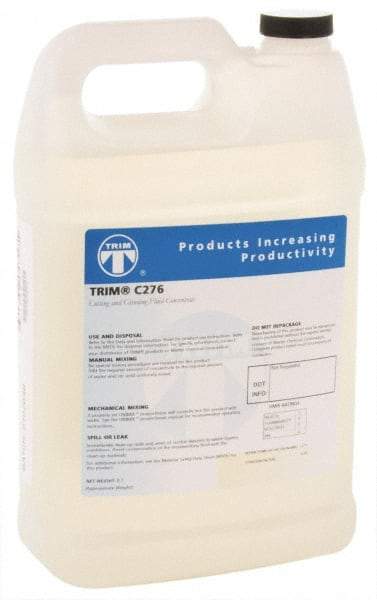 Master Fluid Solutions - Trim C276, 1 Gal Bottle Cutting & Grinding Fluid - Synthetic, For Drilling, Reaming, Tapping, Turning - Industrial Tool & Supply