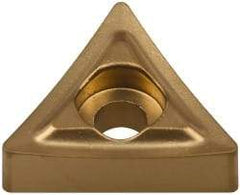 Kennametal - T221 P Grade KC850 Carbide Turning Insert - TiC/TiCN/TiN Finish, 60° Triangle, 1/4" Inscr Circle, 1/8" Thick, 1/64" Corner Radius - Industrial Tool & Supply