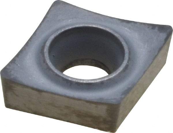 Kennametal - CCGT21.51 HP Grade K313 Carbide Turning Insert - Uncoated, 80° Diamond, 1/4" Inscr Circle, 3/32" Thick, 1/64" Corner Radius - Industrial Tool & Supply