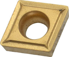 Kennametal - CCMT432 LF Grade KC850 Carbide Turning Insert - TiC/TiCN/TiN Finish, 80° Diamond, 1/2" Inscr Circle, 3/16" Thick, 1/32" Corner Radius - Industrial Tool & Supply