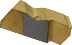 Kennametal - 3002NPD K Grade KC730, 4.83mm Cutting Width Carbide Grooving Insert - 6.35mm Max Depth of Cut, Right Hand, 0.09mm Corner Radius, TiN Finish - Industrial Tool & Supply