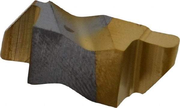 Kennametal - 3047NRP Grade KC730, 2.39mm Cutting Width Carbide Grooving Insert - 3.81mm Max Depth of Cut, Right Hand, 1.19mm Corner Radius, TiN Finish - Industrial Tool & Supply