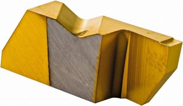 Kennametal - 3094NGD K Grade KC730, 2.39mm Cutting Width Carbide Grooving Insert - 6.35mm Max Depth of Cut, Right Hand, 0.19mm Corner Radius, TiN Finish - Industrial Tool & Supply