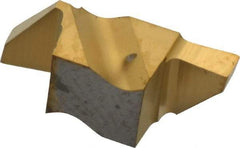 Kennametal - 2062NGP Grade KC730, 1.58mm Cutting Width Carbide Grooving Insert - 2.79mm Max Depth of Cut, Right Hand, 0.19mm Corner Radius, TiN Finish - Industrial Tool & Supply