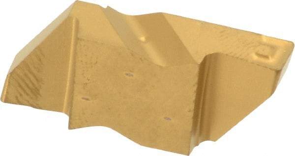 Kennametal - 4189NG K Grade KC850, 4.8mm Cutting Width Carbide Grooving Insert - 6.35mm Max Depth of Cut, Right Hand, 0.57mm Corner Radius, TiC/TiCN/TiN Finish - Industrial Tool & Supply