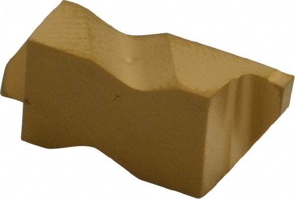 Kennametal - 3062NG K Grade KC850, 1.58mm Cutting Width Carbide Grooving Insert - 2.39mm Max Depth of Cut, Right Hand, 0.19mm Corner Radius, TiC/TiCN/TiN Finish - Industrial Tool & Supply