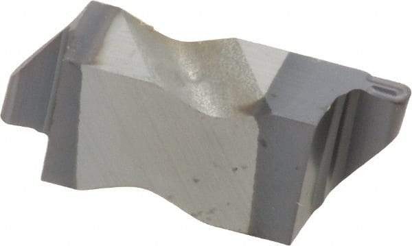 Kennametal - 3031NR K Grade KC5025, 1.58mm Cutting Width Carbide Grooving Insert - 2.39mm Max Depth of Cut, Right Hand, 0.79mm Corner Radius, TiAlN Finish - Industrial Tool & Supply