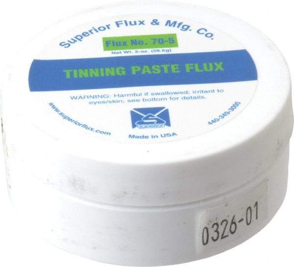 Made in USA - 2 Ounce Self Clean Paste Flux - Can Container - Exact Industrial Supply