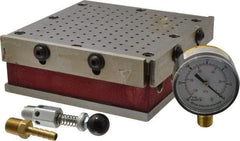 Suburban Tool - 6" Long x 6" Wide x 2-1/4" High, 1/4 Min Pump hp, S1 Sine Plate Compatibility, Vacuum Chuck - Square & Parallel to within 0.0002, 1/4 NPT Connector - Industrial Tool & Supply