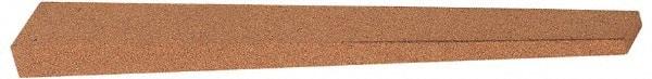 Norton - 4" Long x 1/2" Wide x 1/4" Thick, Aluminum Oxide Sharpening Stone - Taper, Fine Grade - Industrial Tool & Supply