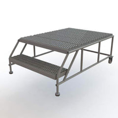 TRI-ARC - Rolling & Wall Mounted Ladders & Platforms Type: Rolling Work Platform Style: Steel Work Platform - Industrial Tool & Supply