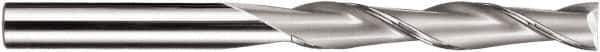 SGS - 5mm, 25mm LOC, 5mm Shank Diam, 75mm OAL, 2 Flute, Solid Carbide Square End Mill - Single End, TiN Finish, Spiral Flute, 30° Helix, Centercutting, Right Hand Cut, Right Hand Flute, Series 3XLM - Industrial Tool & Supply