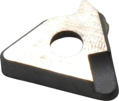 Kennametal - 5.31mm Inscribed Circle, Triangle Threading Shim for Indexables - 0.1575" Thick, SM Shim Style, Left Hand, Right Hand Cut - Industrial Tool & Supply
