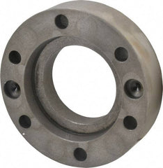 BTC - Adapter Back Plate for 10" Diam Self Centering Lathe Chucks - A2-6 Mount, 2.835" Through Hole Diam - Industrial Tool & Supply