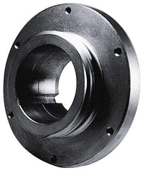 BTC - Adapter Back Plate for 6" Diam Self Centering Lathe Chucks - L-00 Mount, 1.535" Through Hole Diam - Industrial Tool & Supply