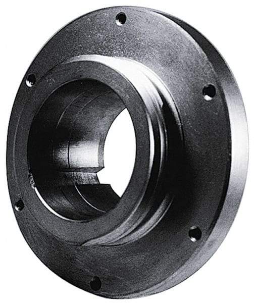 BTC - Adapter Back Plate for 10" Diam Self Centering Lathe Chucks - L-1 Mount, 2.835" Through Hole Diam - Industrial Tool & Supply