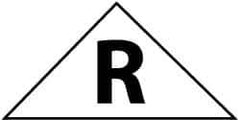 NMC - Roof Truss, Aluminum Fire Sign - 12" Wide x 6" High, Reflective - Industrial Tool & Supply