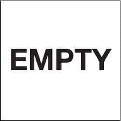 NMC - Empty DOT Shipping Label - 6" High x 6" Wide - Industrial Tool & Supply