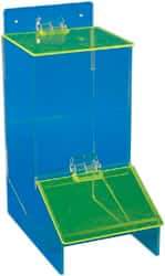 NMC - Table and Wall Mount Miscellaneous Dispenser - 9 Inch Wide x 6 Inch Deep x 11-1/4 Inch High, Clear - Industrial Tool & Supply