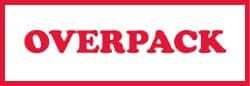 NMC - Overpack Shipping Label - 2" High x 6" Wide - Industrial Tool & Supply