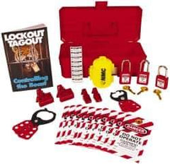 NMC - 30 Piece Electrical Lockout Kit - Comes in Tool Box - Industrial Tool & Supply