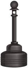 NMC - 5 Qt Polyethylene Cigarette & Cigar Receptacle - 15-1/4" Wide x 37-3/4" High - Industrial Tool & Supply