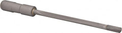Made in USA - 3/8", 6" Flute Length, 7" Depth of Cut, Carbide-Tipped Shank, Single Flute Gun Drill - Industrial Tool & Supply