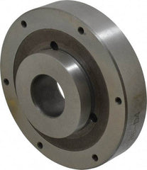 Buck Chuck Company - Adapter Back Plate for 6" Diam Self Centering Lathe Chucks - D1-4 Mount, 1-1/2" Through Hole Diam, 3.109mm ID, 5.88" OD, 1.166" Flange Height, Steel - Industrial Tool & Supply