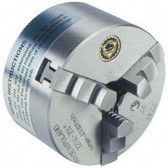 Bison - Manual Lathe Chucks Chuck Type: Self-Centering Nominal Chuck Size: 25 - Industrial Tool & Supply