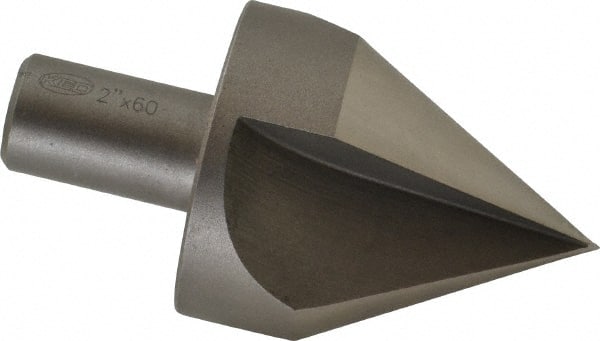 Keo - 2" Head Diam, 3/4" Shank Diam, 3 Flute 60° High Speed Steel Countersink - Industrial Tool & Supply