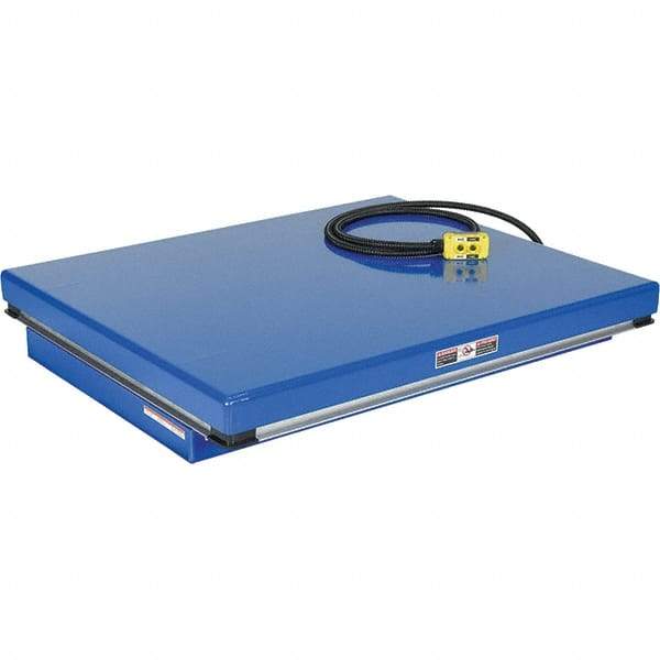Vestil - 3,000 Lb Capacity Hydraulic Scissor Lift - 7" to 43" Lift Height, 48" Platform Length x 40" Platform Width - Industrial Tool & Supply