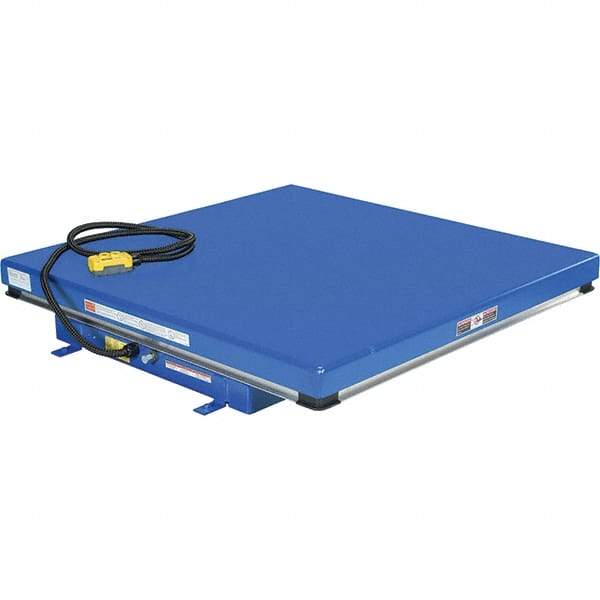 Vestil - 3,000 Lb Capacity Hydraulic Scissor Lift - 7" to 43" Lift Height, 48" Platform Length x 48" Platform Width - Industrial Tool & Supply