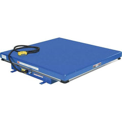 Vestil - 3,000 Lb Capacity Hydraulic Scissor Lift - 7" to 43" Lift Height, 48" Platform Length x 48" Platform Width - Industrial Tool & Supply