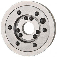 Bison - Adapter Back Plate for 6-1/4" Diam Independent & Self Centering Lathe Chucks - A1/A2-5 Mount, 3.13" Through Hole Diam, 3-1/4" ID, 6.4" OD, 1" Flange Height - Industrial Tool & Supply