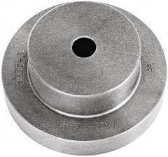 Bison - Adapter Back Plate for 12-1/2" Diam Self Centering Lathe Chucks - 1.97" Through Hole Diam, 6.77mm ID, 12.3" OD, 1.26" Flange Height, Cast Iron - Industrial Tool & Supply