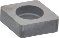 Kennametal - 1/2" Inscribed Circle, Diamond (Shape) Turning Shim for Indexables - 0.1925" Thick, ICSN Shim Style, Negative Rake - Industrial Tool & Supply