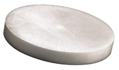 Made in USA - 4 Inch Diameter, 2 Inch Thick, Plastic Disc - Natural, Acetal - Industrial Tool & Supply