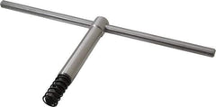 Bison - 20, 25" Chuck Diam Compatibility, Lathe Chuck Key - Compatible with 4-Jaw Chucks, Self Ejecting, 9" Body Length, 0.6693" Actual Key Square Size - Industrial Tool & Supply