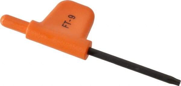 Kennametal - T9 Torx Drive, Flag Handle Driver for Indexable Tools - Compatible with Insert Screws - Industrial Tool & Supply