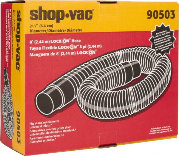Shop-Vac - 8' Hose Length, 2-1/2" Hose - Industrial Tool & Supply